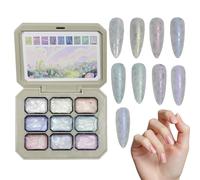 Patting Gel, Nine-Grid Sponge Paint, Solid Nails Art Glue, Easy-Apply Manicure Tool for Styling, Professional Use, Daily Wear, Holidays, Weddings, Travel, Salon, and Home Beauty Routines