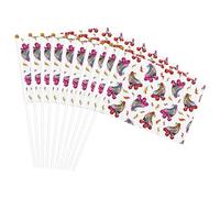 Pattini a rotelle a colori Stampa leggera bandiera palmare bandiere fronte-retro partito parata decorazioni per la casa celebrazioni