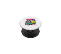 Pattini a rotelle anni '90 regalo per lei nostalgia PopSockets PopGrip Adesivo