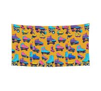 Pattini a rotelle colorati con stampa di decorazioni per feste festive banner per interni ed esterni celebrazioni di compleanno laurea