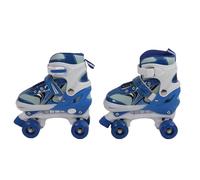 Pattini a Rotelle Lavishness per Bambini Ragazzi e Ragazze Pattini Quad a Quattro Ruote con Comoda Rete in PVC Design Stabile per Principianti Uso Interno ed Esterno Eleganti (Blu)