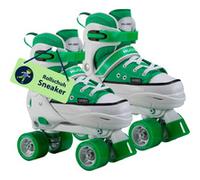 Pattini a rotelle Mis. 32-35 verde/Bianco