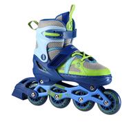 Pattini a rotelle Nils Extreme NJ1828A blu-verdi taglia S (31-34)