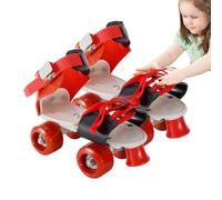 Pattini a rotelle per bambini, ruote per scarpe da pattinaggio quattro | Pattini a rotelle regolabili: pattini regolabili per bambini (taglie 28-36), pattini in linea a due file