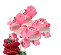 Pattini A Rotelle Regolabili Per Bambini - Taglie 28-36 Pattini In Linea A Ruote A Doppia | Semplici Scarpe A Rotelle Per Il Divertimento All'aria Aperta Dei Bambini E La Pratica Del Patt