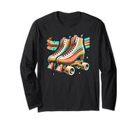 Pattini a rotelle retrò Anni '70 Vintage Quad per Gli Amanti del Pattinaggio Maglia a Manica