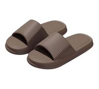 pattini a rotelle, scarpe da uomo, con cuscino, pantofole da doccia, pantofole da interni, sandali da bagno, massimo comfort, suola leggera, spessa, facile da pulire stivaletti da uomo, marrone, 42 EU