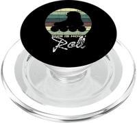 Pattini a rotelle vintage con scritta "This Is How I Roll" PopSockets PopGrip per MagSafe