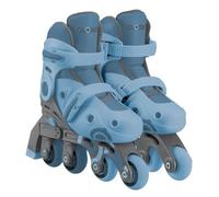 Pattini Bambini Regolabili 2 in 1 Celeste Taglia 30-33 Inline Learning