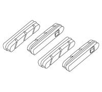 PATTINI CAMPAGNOLO NERI PER SUPER RECORD, RECORD E CHORUS 11 V. (4 PZ.)