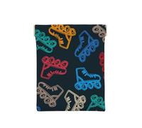 Pattini colorati luminosi, Spremere il portafoglio superiore da donna Borsa portaoggetti Piccola portamonete Portamonete