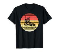 Pattini da Hockey su Ghiaccio Stile retrò Vintage Maglietta