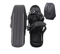 Pattini da sci - Nylon Acciaio Inossidabile 37 cm Stivali Snowboard Sistema di Allacciatura Regolabile | Antiurto Antiscivolo Trazione Invernale Ciaspole Pattini Da Sci Regolabile per Viaggi