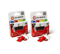 Pattini Freno Disco Clarks VRX859 Rosso Sinterizzati 2 Pezzi Per SRAM Guide