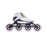Pattini In Linea Da Corsa For Uomo E Donna, Pattini In Linea Da Corsa For Adulti, Ruote Da 4 X 90-110 Mm, Pattini A Rotelle Professionali In Fibra Di Carbonio, Unisex(White,42)
