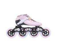 Pattini In Linea Da Corsa For Uomo E Donna, Pattini In Linea Da Corsa For Adulti, Ruote Da 4 X 90-110 Mm, Pattini A Rotelle Professionali In Fibra Di Carbonio, Unisex(Rosa,42)