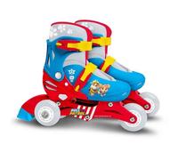 Pattini in linea due in uno - PAW PATROL - PAT PATROUILLE - 3 Ruote - Tri skate e Roller in lino - Misura regolabile 27-30