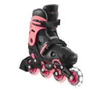 Pattini in Linea per Bambini Taglia 34-37 LED Freno Posteriore Rosa