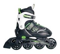 Pattini in linea regolabili per bambini Mis. 37-40 verde/Nero
