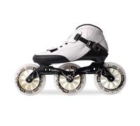 Pattini In Linea Veloci, Pattini A Rotelle Professionali In Carbonio Per Esterni Unisex, Con Ruote Da 110 Mm, Pattini A Rotelle Per Uomo, Donna E Adulto, Per Parco Strada Via Slalom(39,3-Wheel White)