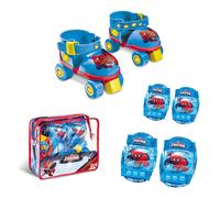 Pattini Mondo Gioco 18390 SPIDERMAN Baby + protezioni Assortito Azzurr