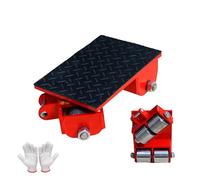 Pattini per Macchine rotanti a 180°, Carrello per carichi Pesanti da 70.000 libbre, Adatto per Attrezzature, Utensili e Oggetti di Grandi Dimensioni(Steel Wheel,6TonZ00Lbs)