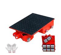 Pattini per Macchine rotanti a 180°, Carrello per carichi Pesanti da 70.000 libbre, Adatto per Attrezzature, Utensili e Oggetti di Grandi Dimensioni(Steel Wheel,12Ton´00Lbs)