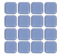 Pattini Per Mobili 16 pezzi di cuscinetti scorrevoli for mobili, autoadesivi, blocchi, tappetini for gambe sedie e tavoli, protezione for pavimenti in gomma for tappeti in legno duro(Square)
