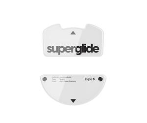 Pattini per mouse in vetro Superglide - Piedini per mouse da gioco super veloci con bordo arrotondato lucido e scivolamento super fluido con suol