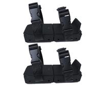 Pattini per pattinaggio su ghiaccio regolabili con cinghie, ottima durata, doppio corridore, con moschettone in nylon, per vacanze e compleanno