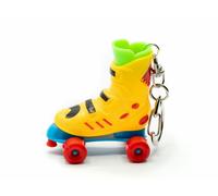 Pattini Portachiavi IN Linea a Rotelle Sport Giallo Rosso