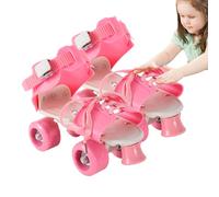 Pattini regolabili - Row Skating - Scarpe stabili a ruote, design comodo | Smooth Outdoor Ride per bambini adolescenti, divertente pratica di equilibrio, adatto ai principianti