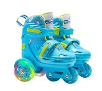 Pattini - Scarpe scorrevoli per bambini 2-8 anni | Attrezzatura per riprese | Taglia con custodia in PP resistente, Superiore? Maglia PU, Cuscinetti ABEC-7, Ruote Poliuretano Senza Illuminazione