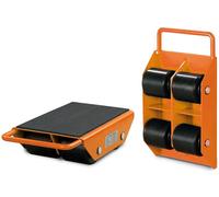 Pattino Carrello carro a 4 rulli portata 3 tonn 3000 kg Unicraft carri armati