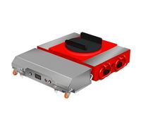 Pattino elettrico da 20 tonnellate, carrello elettrico mobile a 360°, per macchinari elettrici industriali, resistenti, con telecomando (20 tonnellate)