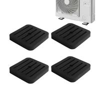 Pattino per mini split 4 piedini in anti-vibrazione | Pattini Isolanti Vibrazioni per Condizionatore Pompa di Calore Lavatrice Asciugatrice Frigorifero Congelatore