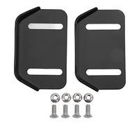 Pattino per spazzaneve Piastra scorrevole in vernice a polvere nera regolabile in altezza in lega di alluminio antiruggine per spazzaneve a 2 stadi 1992 e modelli più recenti