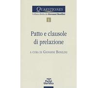 Patto e clausole di prelazione