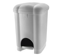 Pattumiera (16Lt) coperchio a pedale CAROLINA Grigio 810153510D