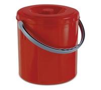 Stefanplast Pattumiera Eureka Rossa 25 Litri Con Coperchio 20255-Stef