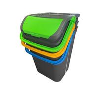 Pattumiera 35 l Ecologic Sovrapponibile Kit 3 Pezzi