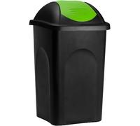 Pattumiera 60L Stefanplast® con Coperchio Basculante - Made in Italy - Verde