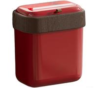 Pattumiera a Muro 9L Coperchio Touch Anti-Odore(Red Large) | Capacità 9 litri, coperchio touch hands-free, sigillo anti-, montaggio a parete, bagno cucina