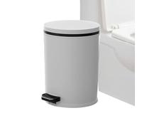 Pattumiera a pedale, 17 l, silenziosa, ergonomica, con coperchio, grande volume, per ufficio, ristorante, hotel, scuola, ospedale, cucina, bagno, aula, utility per interni ed esterni