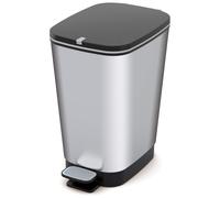 Pattumiera a Pedale Kis Chic da 30 litri Metallizzato con Pedale
