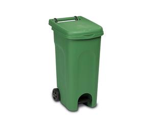 PATTUMIERA A PEDALE SECCHIO BIDONE ESTERNO STEFANPLAST ECO SYSTEM LT. 80 VERDE