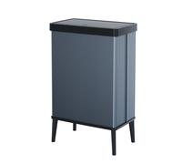 Pattumiera Alta 54L Keter Verto High 43,5x26,5x68,7 cm in Plastica Blu Perla