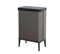 Pattumiera Alta 54L Keter Verto High 43,5x26,5x68,7 cm in Plastica Grigio Perla