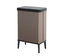 Pattumiera Alta 54L Keter Verto High 43,5x26,5x68,7 cm in Plastica Rosa Perla