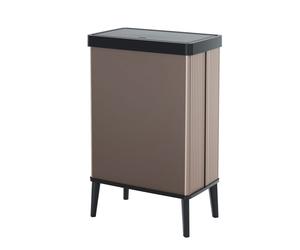 Pattumiera Alta 54L Keter Verto High 43,5x26,5x68,7 cm in Plastica Rosa Perla